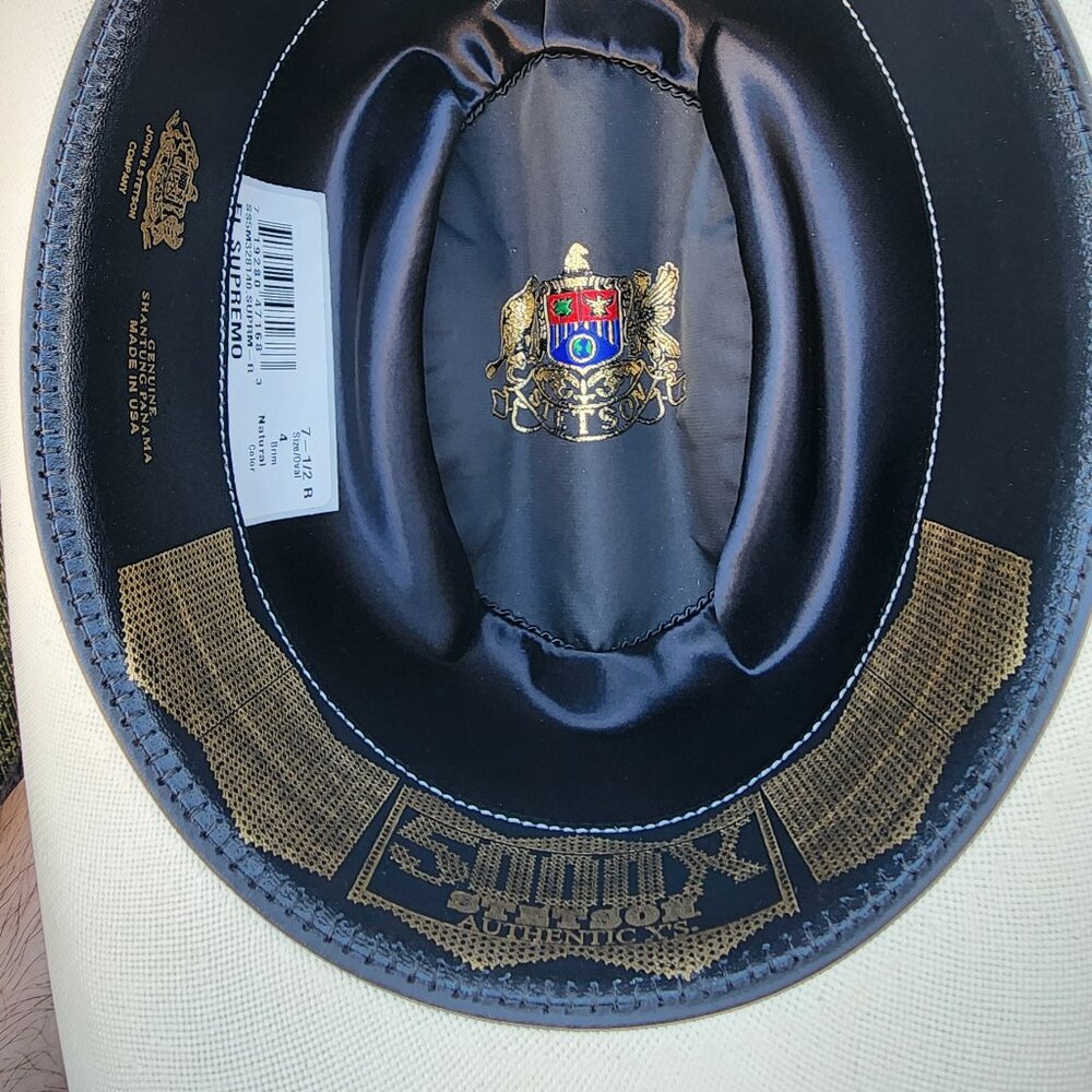 Vtg Stetson 5,000X El Supremo Cowboy Hat
